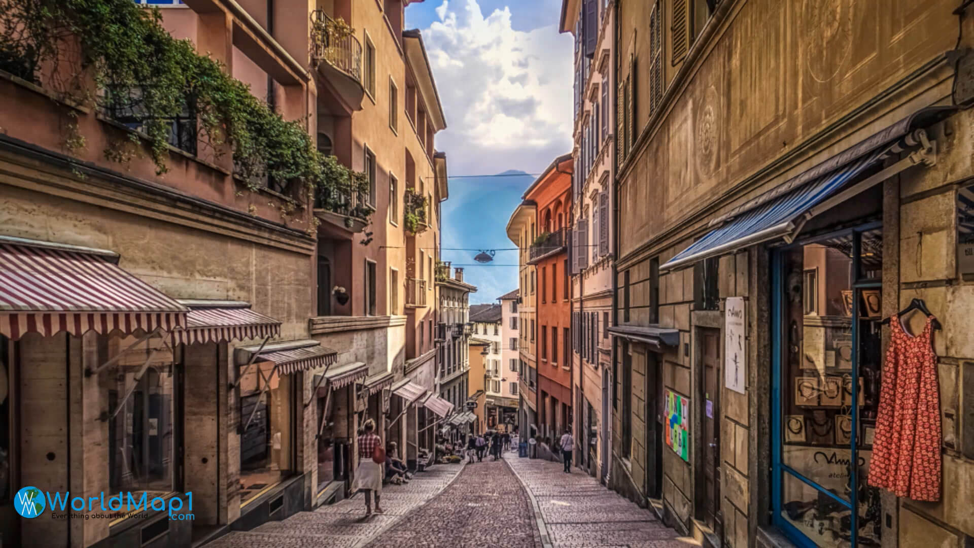 Streets in Lugano